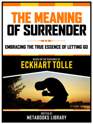 cover image of The Meaning of Surrender--Based On the Teachings of Eckhart Tolle